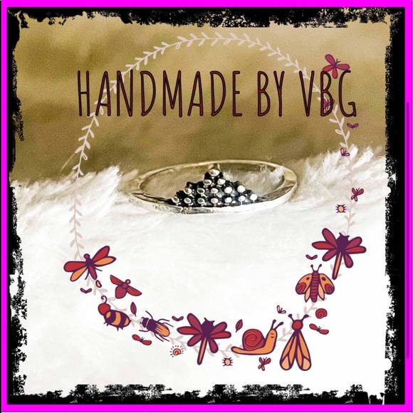 New Handmade Sterling Silver Geometric Pyramid Petite Ring - Picture 4 of 8